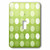 3dRose lsp_59113_1 Lime Green Big Dots-Whimsical Fun Art Single Toggle Switch