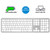 Macally Bluetooth Wireless Keyboard for Mac, iMac, Apple Mac Pro, Mac Mini, MacBook Pro/Air Laptop - Rechargeable Slim Full-Size Mac Wireless Keyboard (BTWKEYMB)