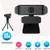 Full HD 1080P Webcam - Microphone Laptop USB PC Webcam, HD Full Gaming Computer Camera, Recording Pro Video Web Camera for Calling, Conferencing, 110-Degree Live Streaming Widescreen Webcam