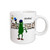 3dRose Funny Playing Pickle ball Ceramic Mug, 15 oz, White