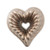 Nordic Ware Elegant Heart Cast Aluminum Bundt Pan, 10 Cup, Toffee