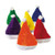 ASSORTED COLOR SANTA HATS (1 DOZEN) - BULK 3-Pack