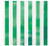 Foil Green Striped Paper Napkins, 16ct