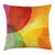 Ambesonne Abstract Throw Pillow Cushion Cover, Abstract Watercolor Painted Paper Style in Modern Art Design Print, Decorative Square Accent Pillow Case, 40" X 40", Yellow Orange