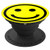 Happy Bright Yellow Smiley Face PopSockets Grip and Stand for Phones and Tablets