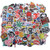 Laptop Stickers 100 Pcs Waterproof Vinyl Vsco Cool Stickers for Skateboard Car Water Bottle, Graffiti Stickers Decal Patches for Kids Teens Adults (100Pcs Vinyl Stickers)