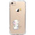 JAHOLAN iPhone 7 Case, iPhone 8 Case Amusing Whimsical Design Clear Bumper TPU Soft Case Rubber Silicone Cover for iPhone 7 iPhone 8 - Cute Elephant