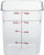 Cambro Camwear Polycarbonate Square Food Storage Container, 8 Quart  (This does not come with a lid)
