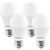 MaxLite A19 LED Bulb, Enclosed Fixture Rated, 100W Equivalent, 1600 Lumens, Dimmable, E26 Medium Base, 2700K Soft White, 4-Pack