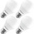 MaxLite A19 LED Bulb, Enclosed Fixture Rated, 40W Equivalent, 450 Lumens, Dimmable, E26 Medium Base, 2700K Soft White, 4-Pack