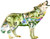 Meadow Wolf Shaped 750 pc Jigsaw Puzzle by SunsOut