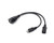 Micro USB Host OTG Cable with Micro USB Power for Fire Stick, Samsung Galaxy, Amazon Fire TV, LG, Kindle Fire TV, HTC Android Phone Tablet