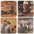 John Wayne Coasters -Set of four: American Legends- Courage- I'll Shoot...- Man's Got...