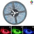 Miheal 24V LED Light Strip Non-Waterproof 5050 SMD RGB LED Flexible Strip Light White/Black PCB Board Color Changing Decoration Lighting (24v White PCB Waterproof Light Strip)
