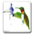 3dRose LLC lsp_21808_2 Morning Glory And Hummingbird, Double Toggle Switch