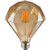 Sunlite FDIAM/LED/AQ/6W/DIM/22K Vintage BR40 Diamond 6W LED Antique Filament Style Light Bulb 2200K Medium E26 Base 65W Incandescent Replacement Lamp, Warm White