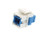 Networx Fiber Optic Keystone Coupler - SC to SC Singlemode Simplex - White
