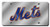 Rico Industries MLB New York Mets Laser-Cut Auto Tag (Silver)