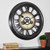 FirsTime & Co. Gear Works Wall Clock, American Crafted, Metallic Black, 24 x 2 x 24, (10032)