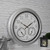 FirsTime & Co. Radiant LED Outdoor Clock, 18", Galvanized Silver
