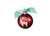 Coton Colors Reindeer Glass Ornament