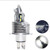 H4 Led Headlight Bulb Motorcycle 35W Xenon White 6500K 8000LM 1PC Pack Hi Lo Led Headlights Plug and Play All-in-One High Low Beam Adjustable 9003 Led Headlight (H4 Fighter Motorcycle)