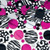Zebra Stripes 'Pink and Black' Animal Print Confetti (1bag)
