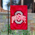 OSU Buckeyes Red Garden Flag and Yard Banner
