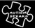 Chase Grace Studio Autism Awareness Autism Speaks Vinyl Decal Sticker|White|Cars Trucks Vans SUV Laptops Wall Art|5.5" X 5"|CGS469