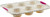 Trudeau Structure White Confetti Reinforced 6 Cup Jumbo Muffin Pan Silicone Bakeware