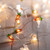 Lights4fun, Inc. Easter Bunny Rabbit & Carrot Battery Operated Micro LED Indoor Silver Wire String Lights
