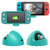 Charging Dock for Nintendo Switch Lite and Switch, Compact Triangular Charger and Travel Gaming Stand for Switch Lite 2019 and Switch 2017 - Turquoise