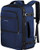 40L Travel Backpack, Flight Approved Weekender Carry on Backpack Hand Luggage,Expandable Extra Large Business Backpack for Men and Women,Durable Anti-Theft Suitcase Backpack for Airplane, Blue