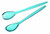 Guzzini Happy Hour 13-3/4-Inch L Salad Server Set, Light Blue