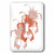 3dRose lsp_212116_1"Peach Orange Flowers Single Toggle Switch
