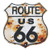 Treasure Gurus Rusty Highway Route 66 Metal Sign US Made Vintage Rustic Garage Man Cave Wall Decor