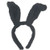 NOVELTY GIANT WWW.NOVELTYGIANT.COM Black Plush Easter Bunny Ears Headband