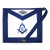 Master Mason with Sequined All Seeing Eye Masonic Apron - [Blue & White]