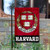 College Flags & Banners Co. Harvard Crimson Coat of Arms Garden Flag
