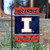 College Flags & Banners Co. Illinois Fighting Illini Garden Flag