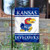 College Flags & Banners Co. Kansas Jayhawks Garden Flag