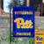 College Flags & Banners Co. Pittsburgh Panthers New Blue Gold Garden Flag