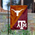 Texas vs. Texas A&M House Divided Garden Flag Banner