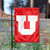 College Flags & Banners Co. Utah Utes Big U Garden Flag