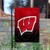 Wisconsin Badgers Gradient Colors Garden Flag and Banner