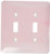 3dRose lsp_212487_2 Pink Watercolor Double Toggle Switch, Multicolor