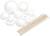 Smoothfoam Styrofoam Solar System Kit for Modeling, White