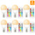 Yangcsl RGB LED Color Changing Light Bulb with Remote Control , Memory and Sync and Timer , E26 3W Mood Ambiance Lighting ( 6 Pack )