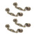 Karcy Gate Pull Handle Cabinet Pulls Handles Retro 96mm/3.8" Mounting Hole Distance Bronze Set of 4