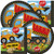 Construction Themed Birthday Party Napkins and Plates Serves 16